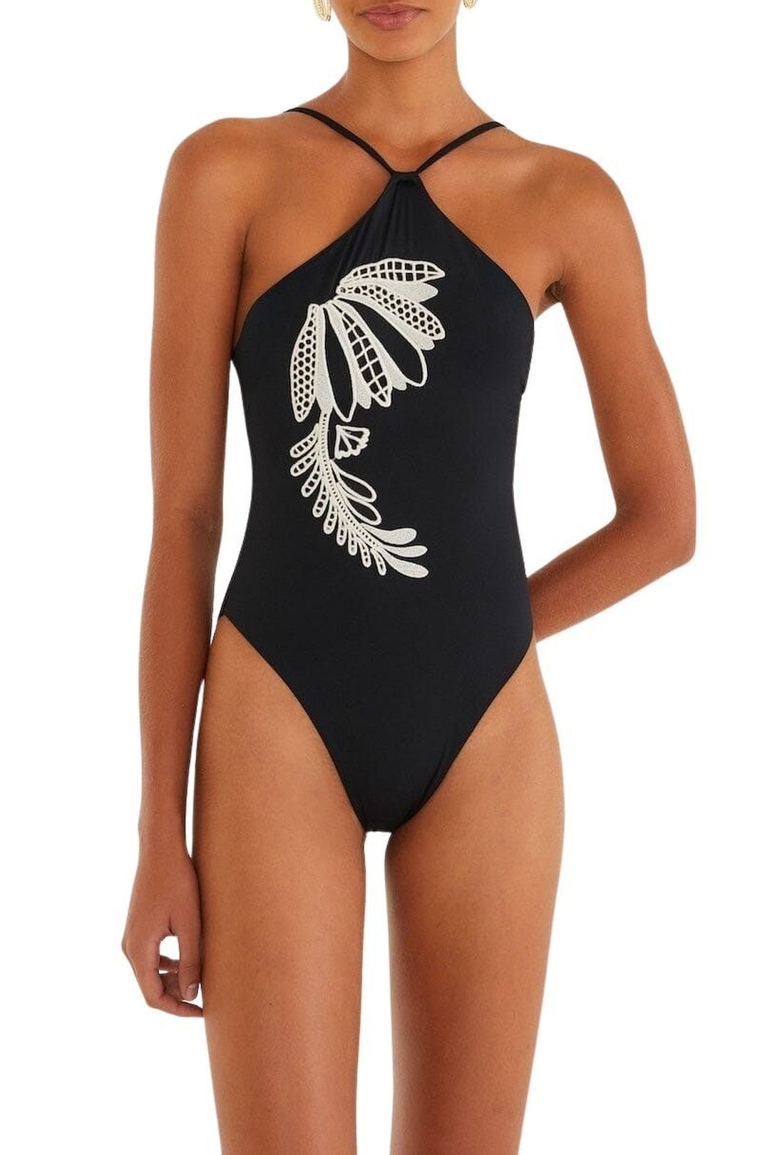 Maillot une pièce Copacabana Beach - Noir