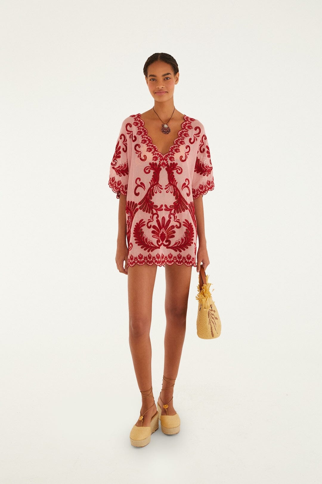 Light Pink Robe Plage - Light Pink