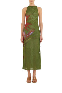 Robe midi Strilitzia - Vert