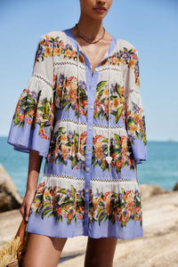 Hilo Stripes Light Blush Robe Plage - Hilo Stripes Light Blush