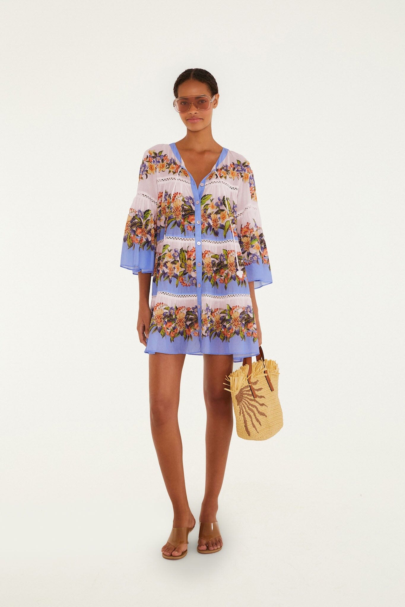Hilo Stripes Light Blush Robe Plage - Hilo Stripes Light Blush