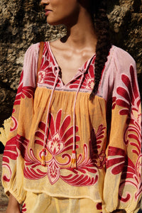 Soft Yellow Blouse Plage - Soft Yellow