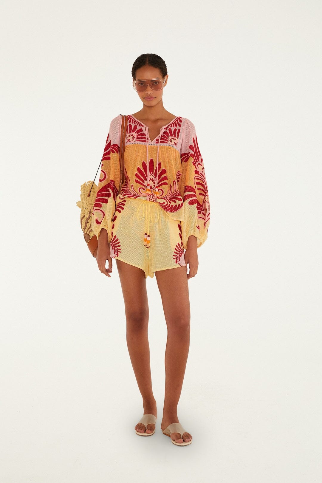 Soft Yellow Blouse Plage - Soft Yellow