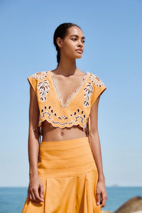 BanTree Camel Blouse Plage - BanTree Camel