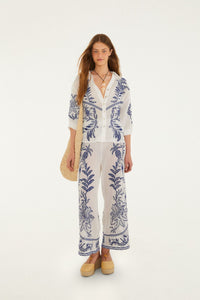 Nina Embroidery Off White Blouse Plage - Nina Embroidery Off White