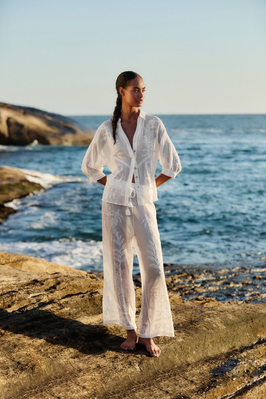 Nina Off White Pantalon Plage - Nina Off White
