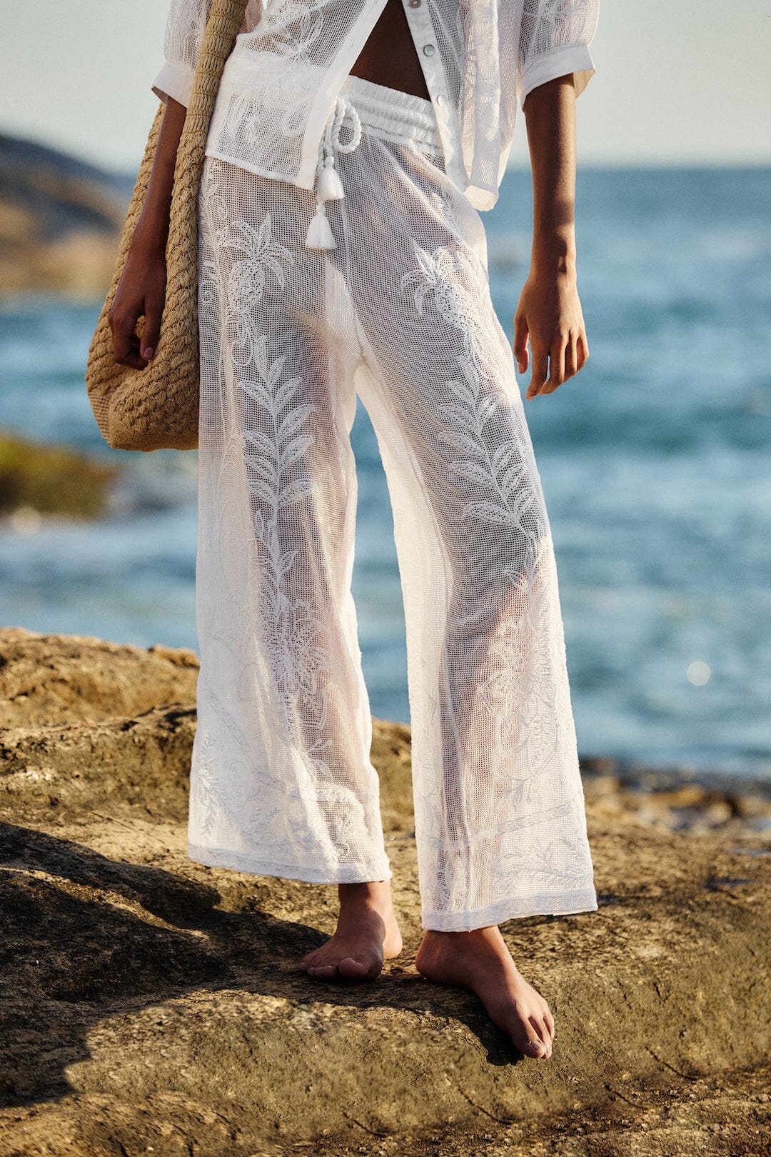 Nina Off White Pantalon Plage - Nina Off White