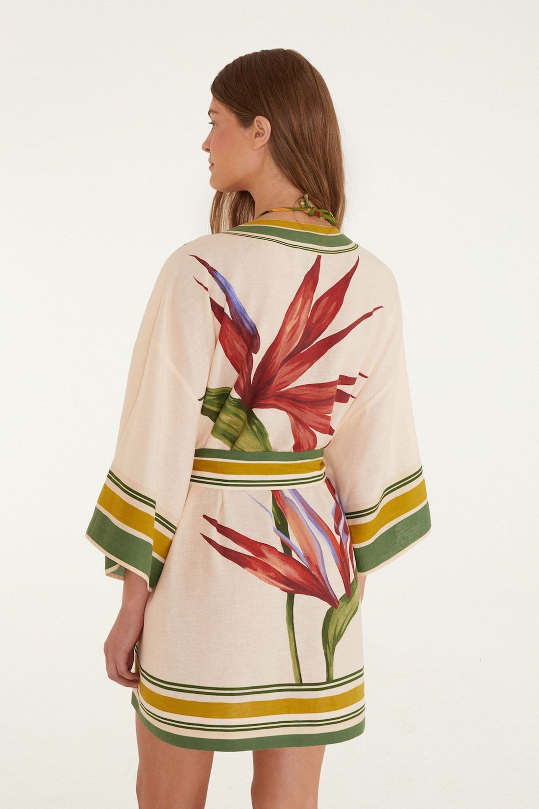 CHECK VUE_Strilitzia Light Blush Kimono Plage - Strilitzia Light Blush