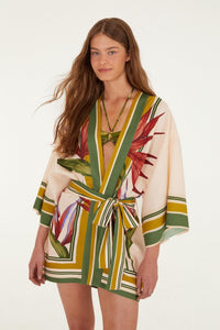 Strilitzia Light Blush Kimono Plage - Strilitzia Light Blush