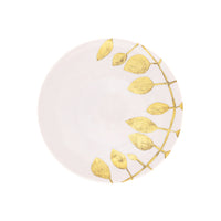 Assiette à dîner Daphné en porcelaine - Camelia