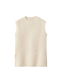 Cotton waistcoat - Beige