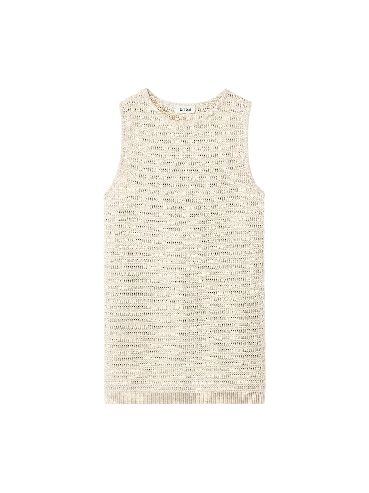 Robe courte en coton - Beige