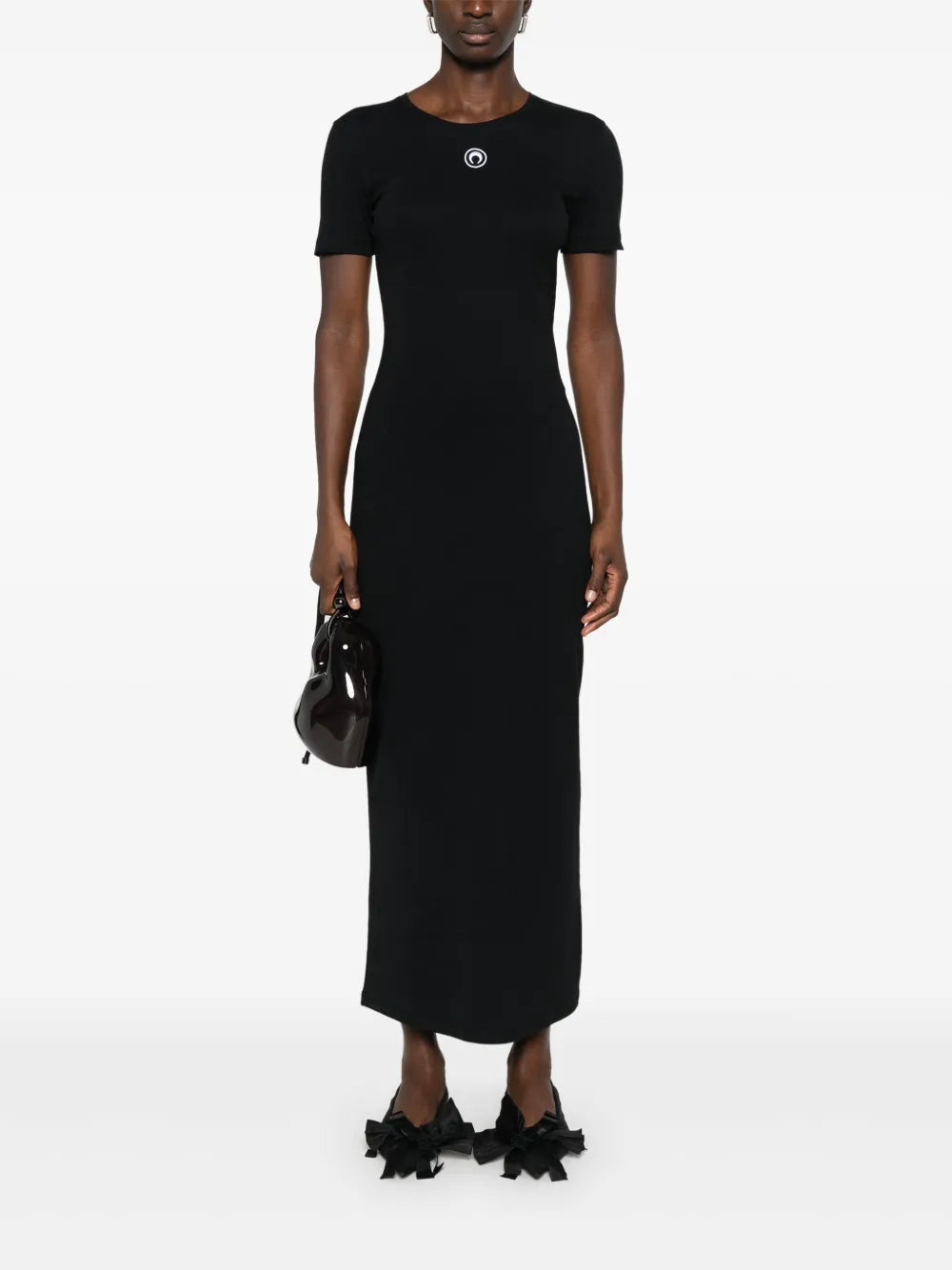 Robe Moon en coton - Black