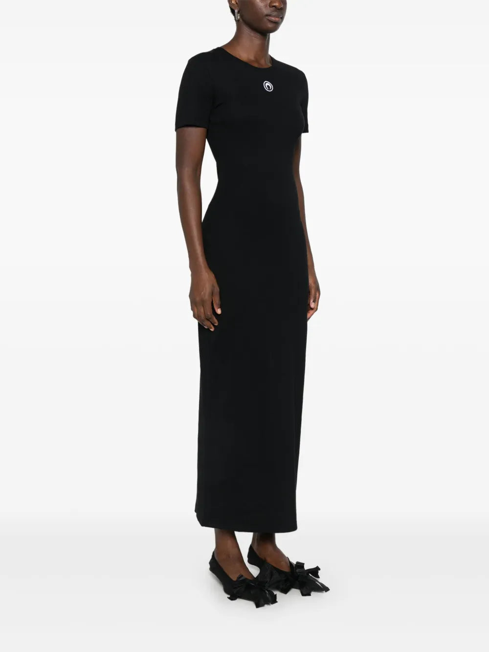 Robe Moon en coton - Black
