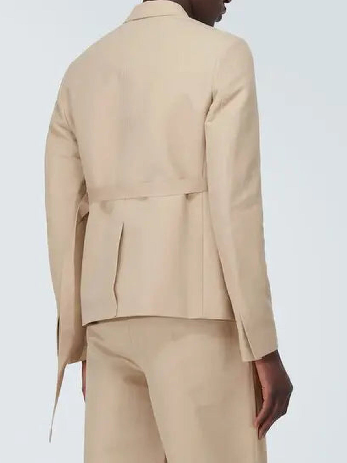 220€ / 2 sold //2 QTY / ST100%   Blazer Piccinni droite à quatre poches - Beige