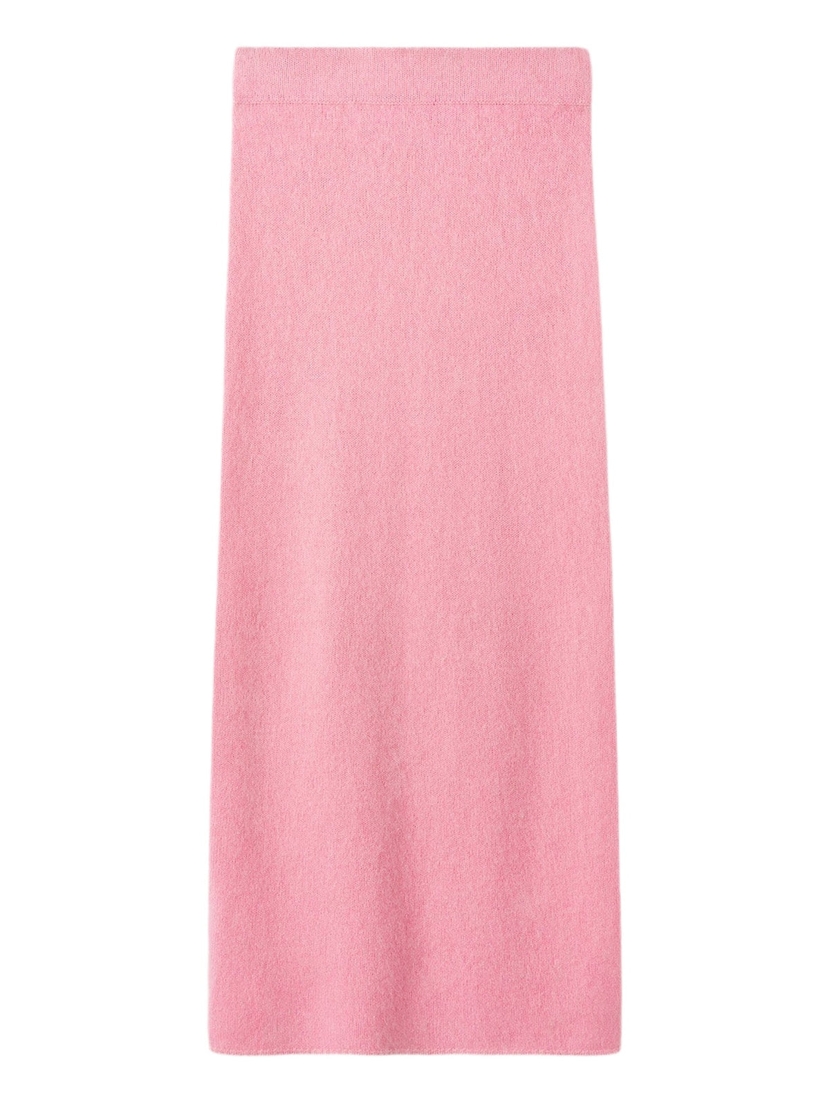 Jupe brossée en cachemire - Rose