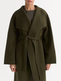 Long wool coat - Green