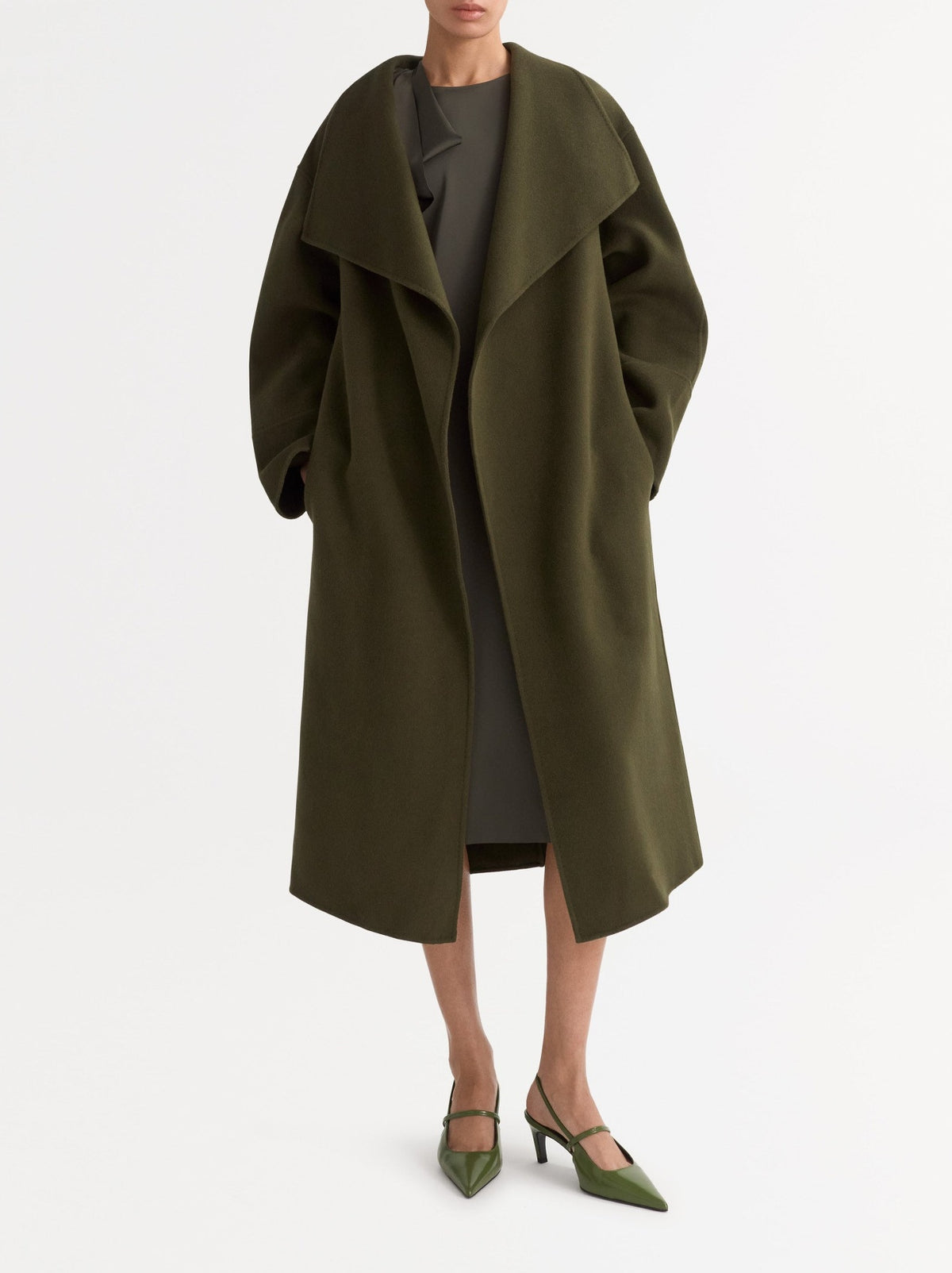 Long wool coat - Green