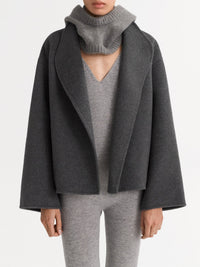 Short wool jacket - Grey