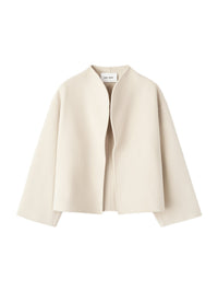 Short wool jacket - Beige