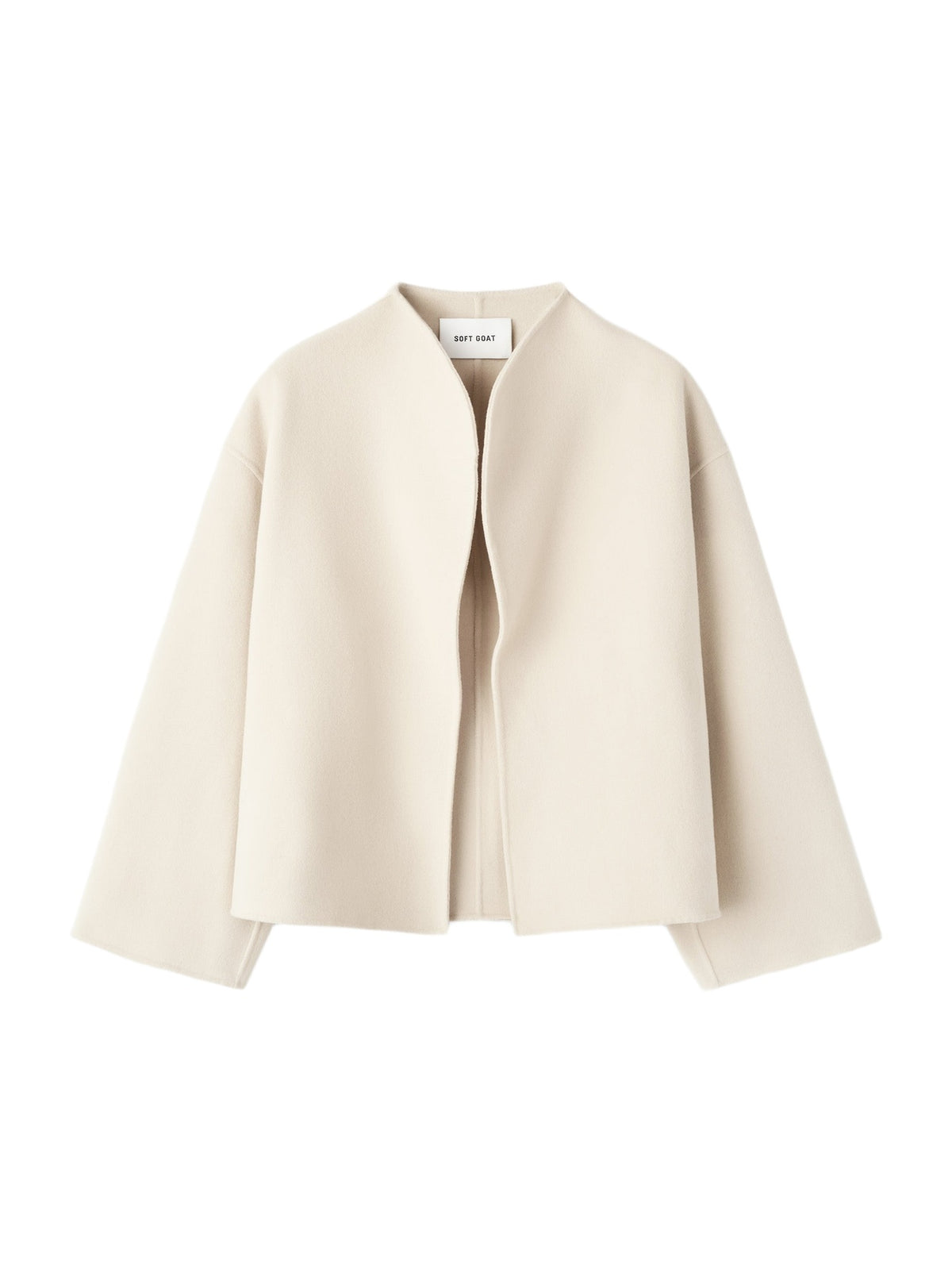 Short wool jacket - Beige