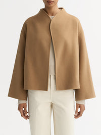 Short wool jacket - Beige