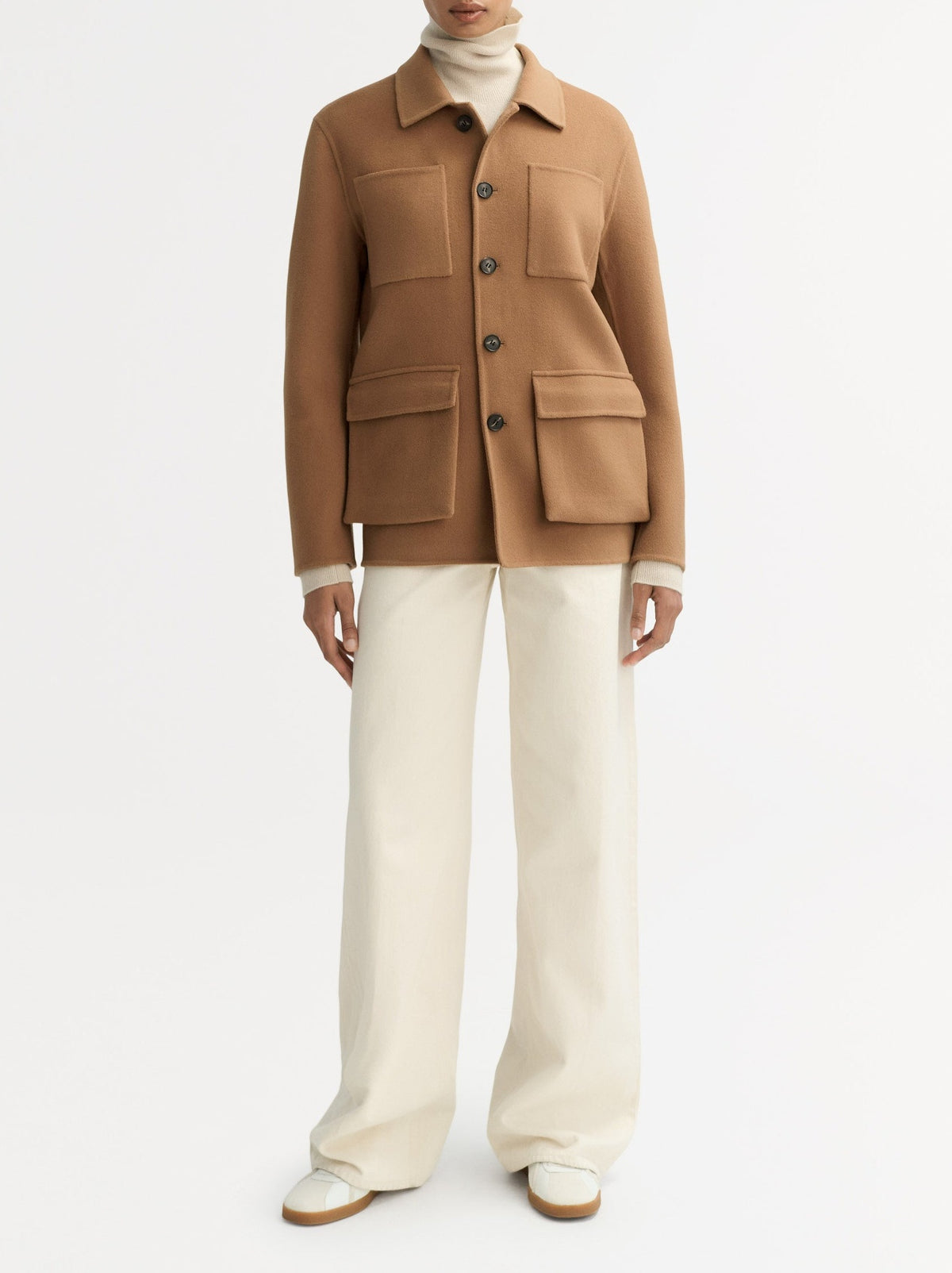 Signature wool jacket - Beige