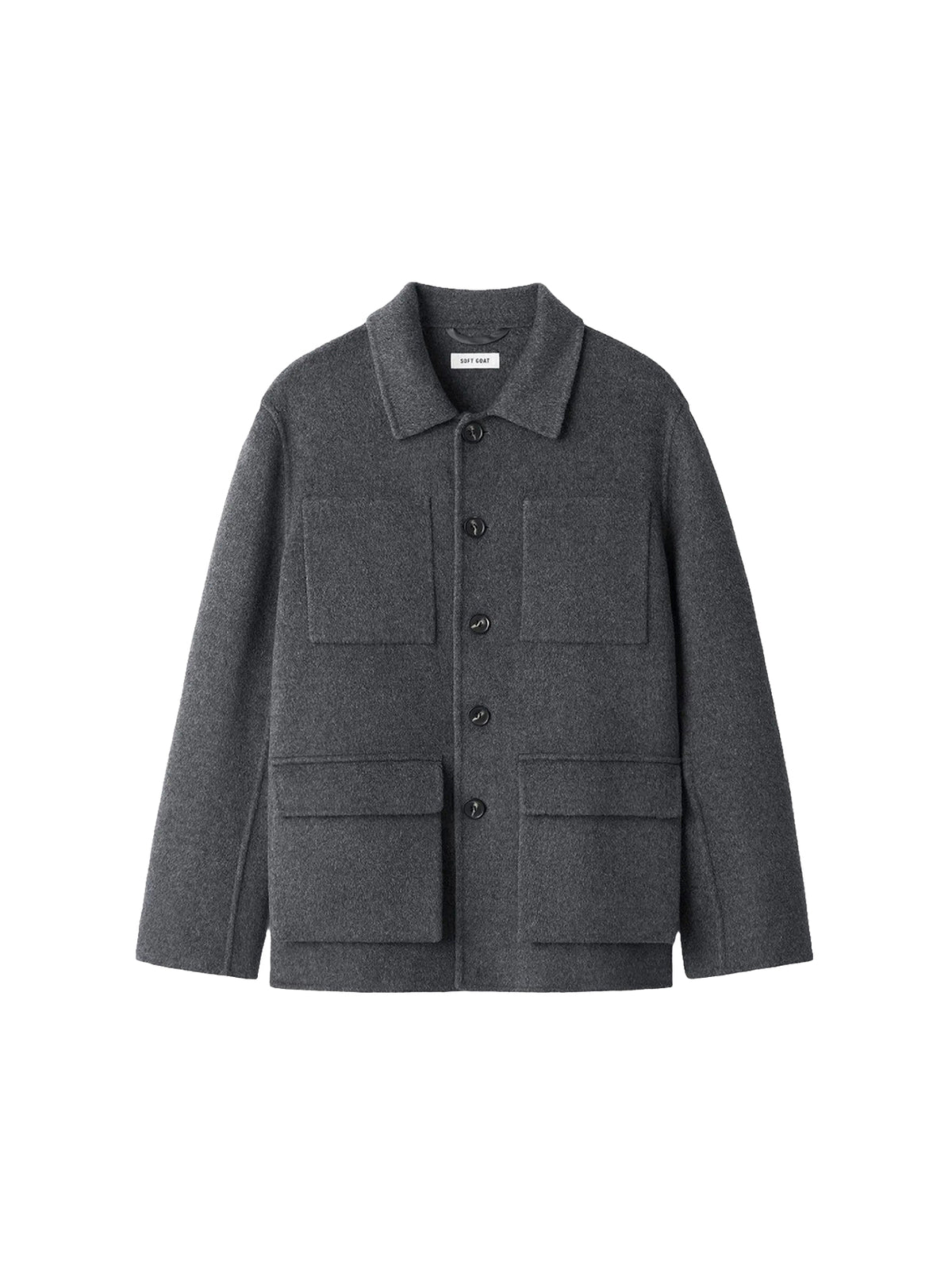 Signature wool jacket - Grey