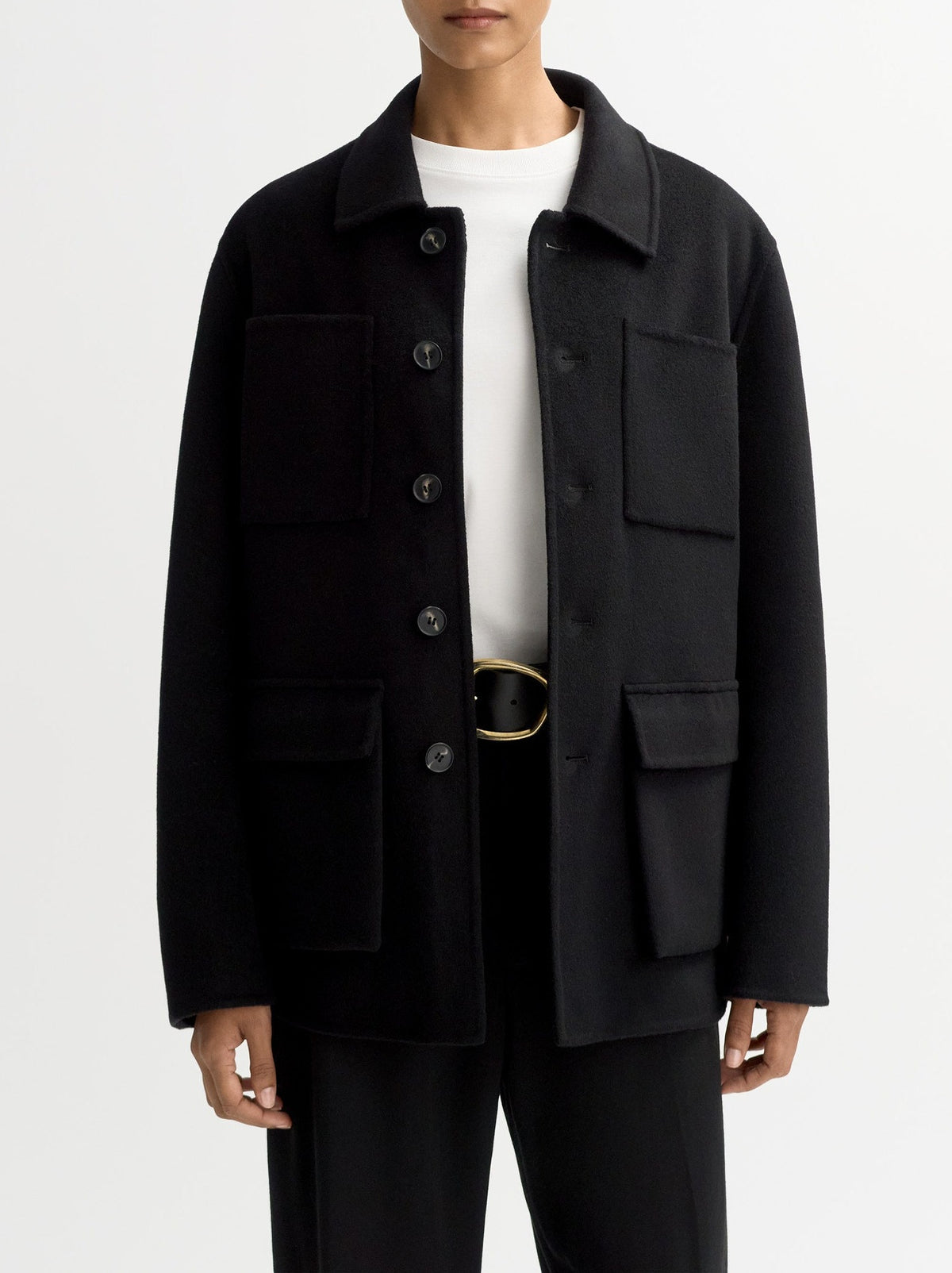 Signature wool jacket - Black