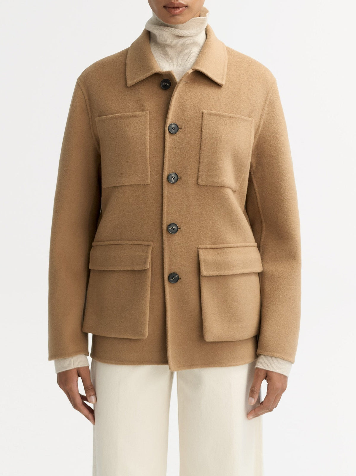 Signature wool jacket - Beige
