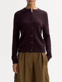 Cardigan en cachemire - Violet