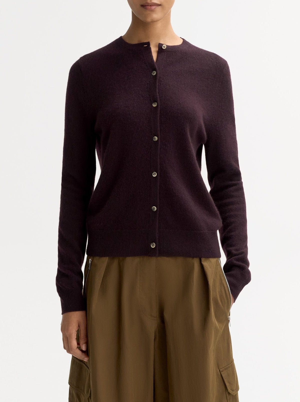 Cardigan en cachemire - Violet