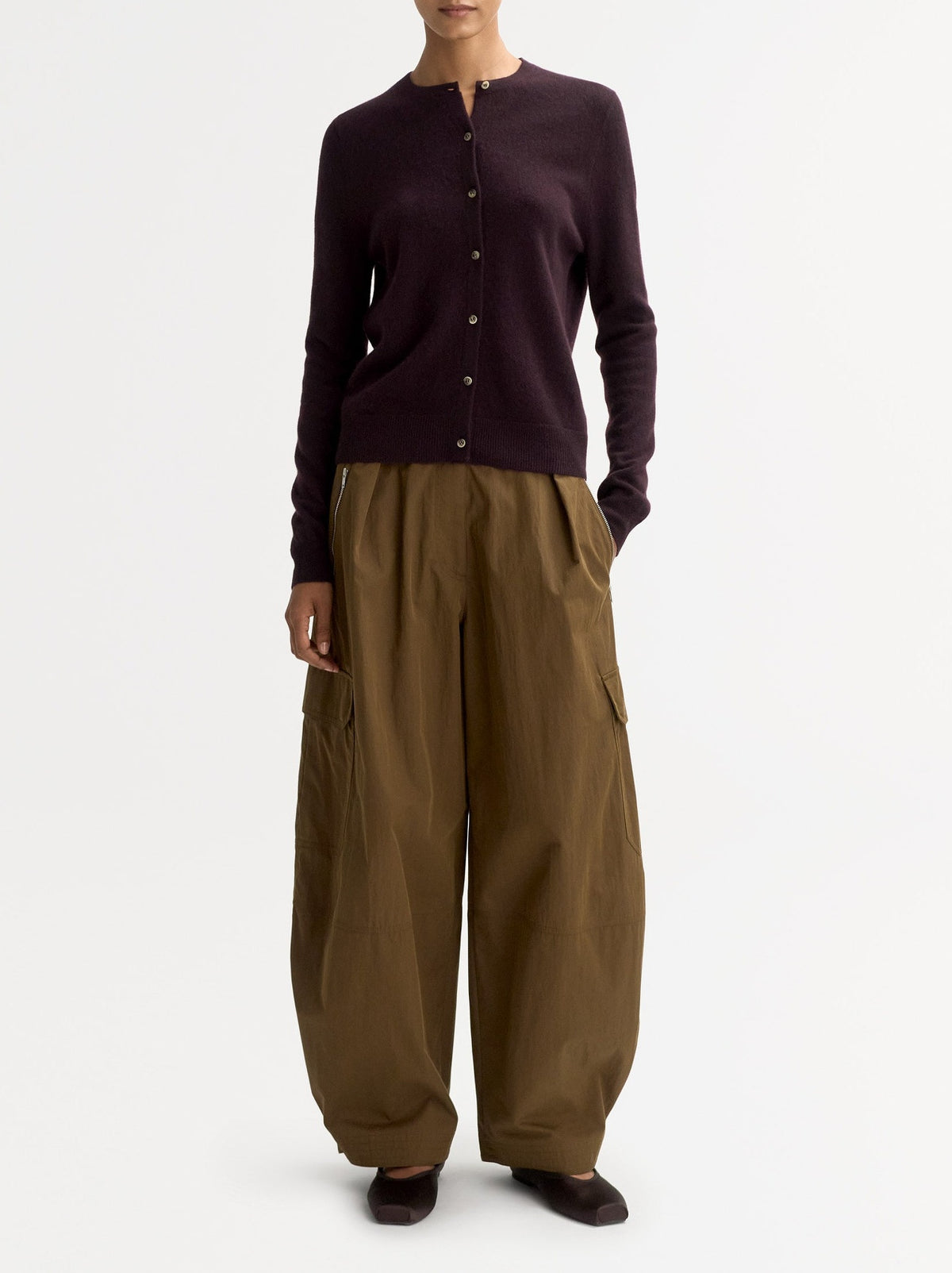 Cardigan en cachemire - Violet