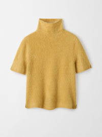 Brushed Short Sleeve Turtleneck