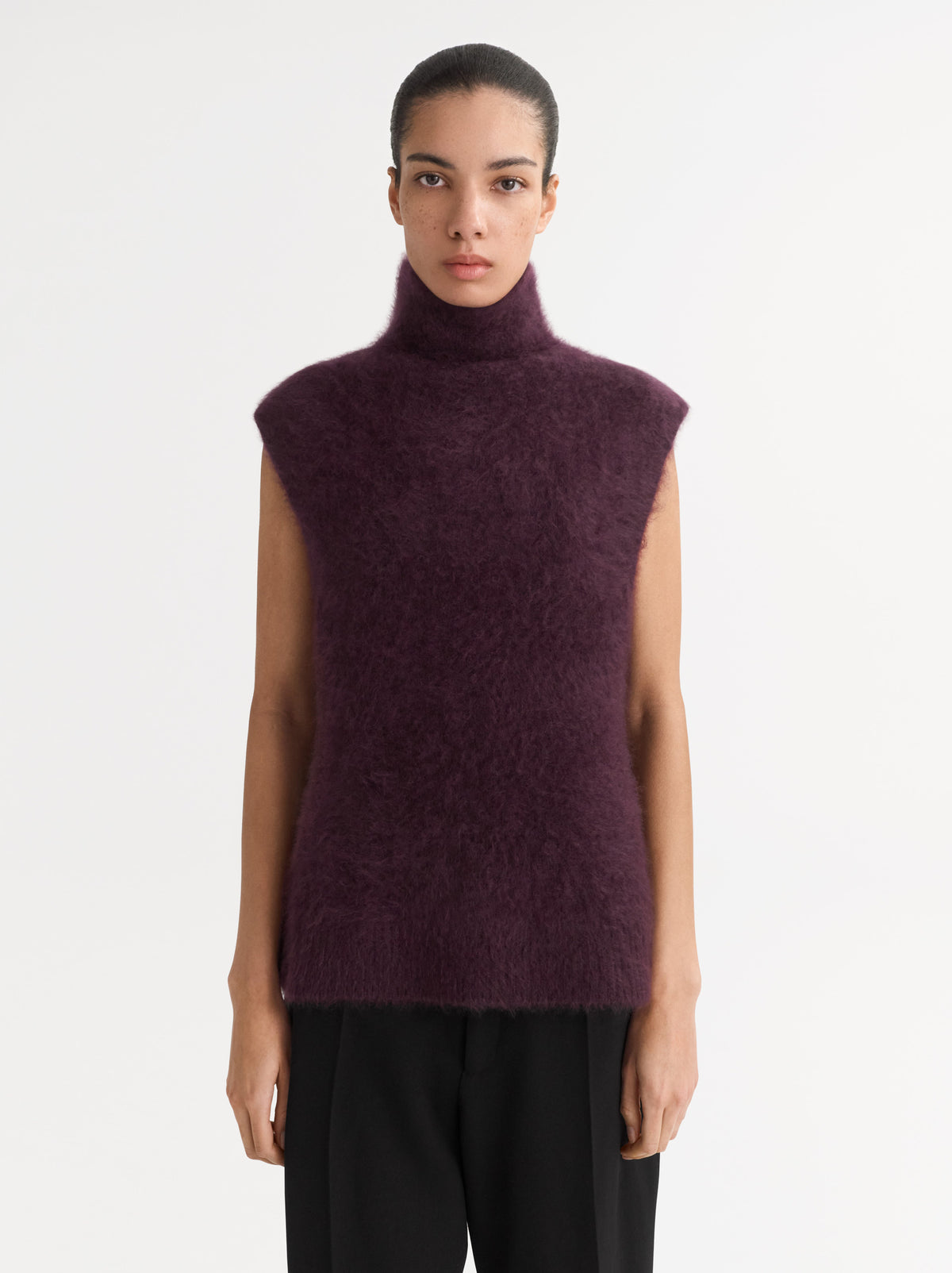 Brushed Turtleneck singlet