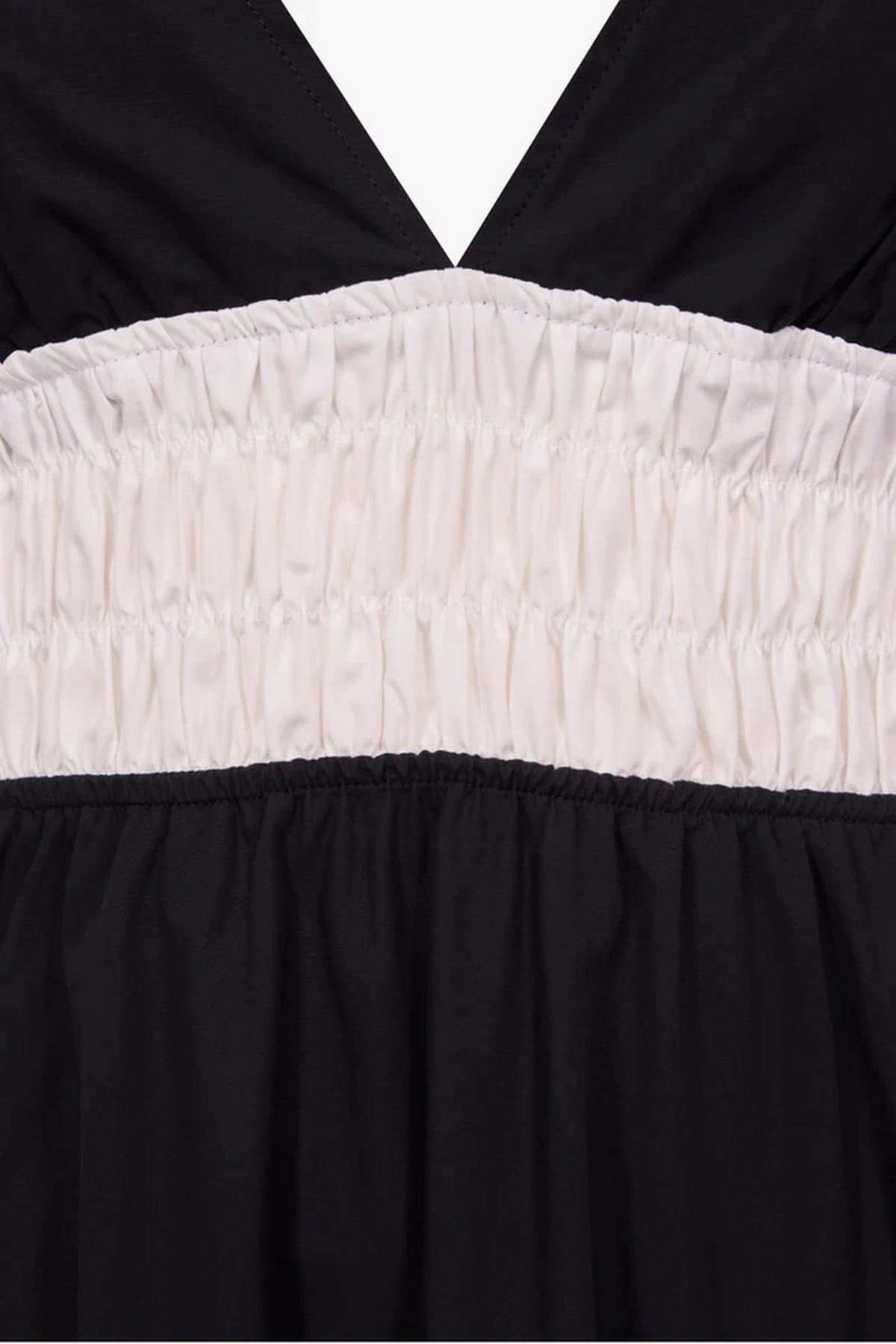 Robe d'été Lorena en popeline - Black