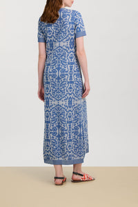 Amla long cotton dress - Neutral