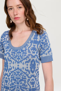 RECO PRIX : 291 // Amla Dress Damask Design Sugar