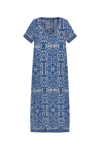 Amla long cotton dress - Neutral