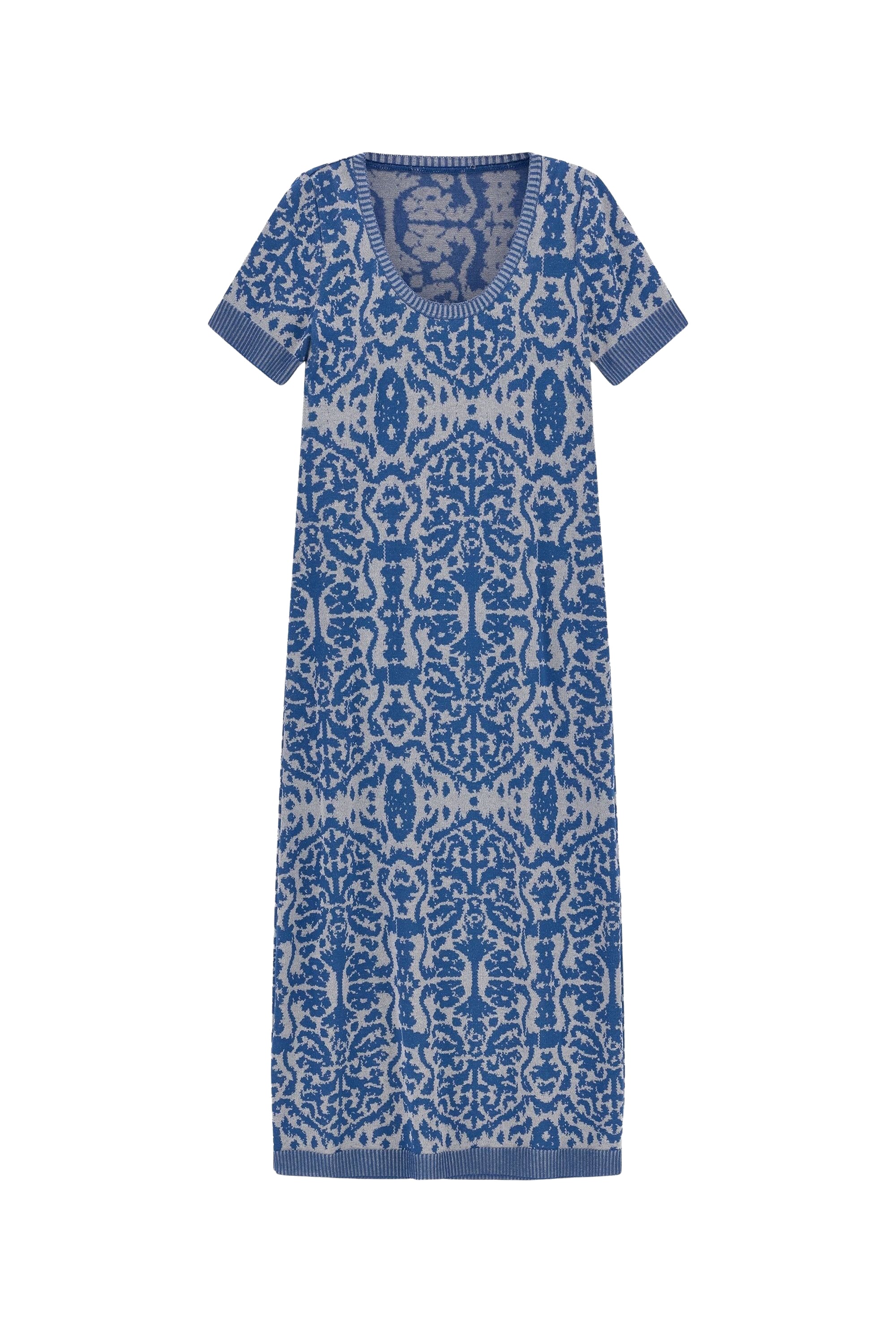 Amla long cotton dress - Neutral