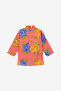 RECO PRIX : 52,5 // Baby Kurta Big Flower Old Pink