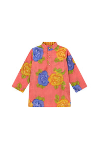 Children's cotton tunic - Pink