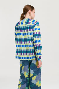 RECO PRIX : 126 // Batumi Shirt Kusama Checkdark Teal