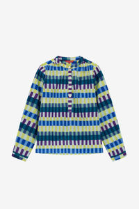 RECO PRIX : 126 // Batumi Shirt Kusama Checkdark Teal