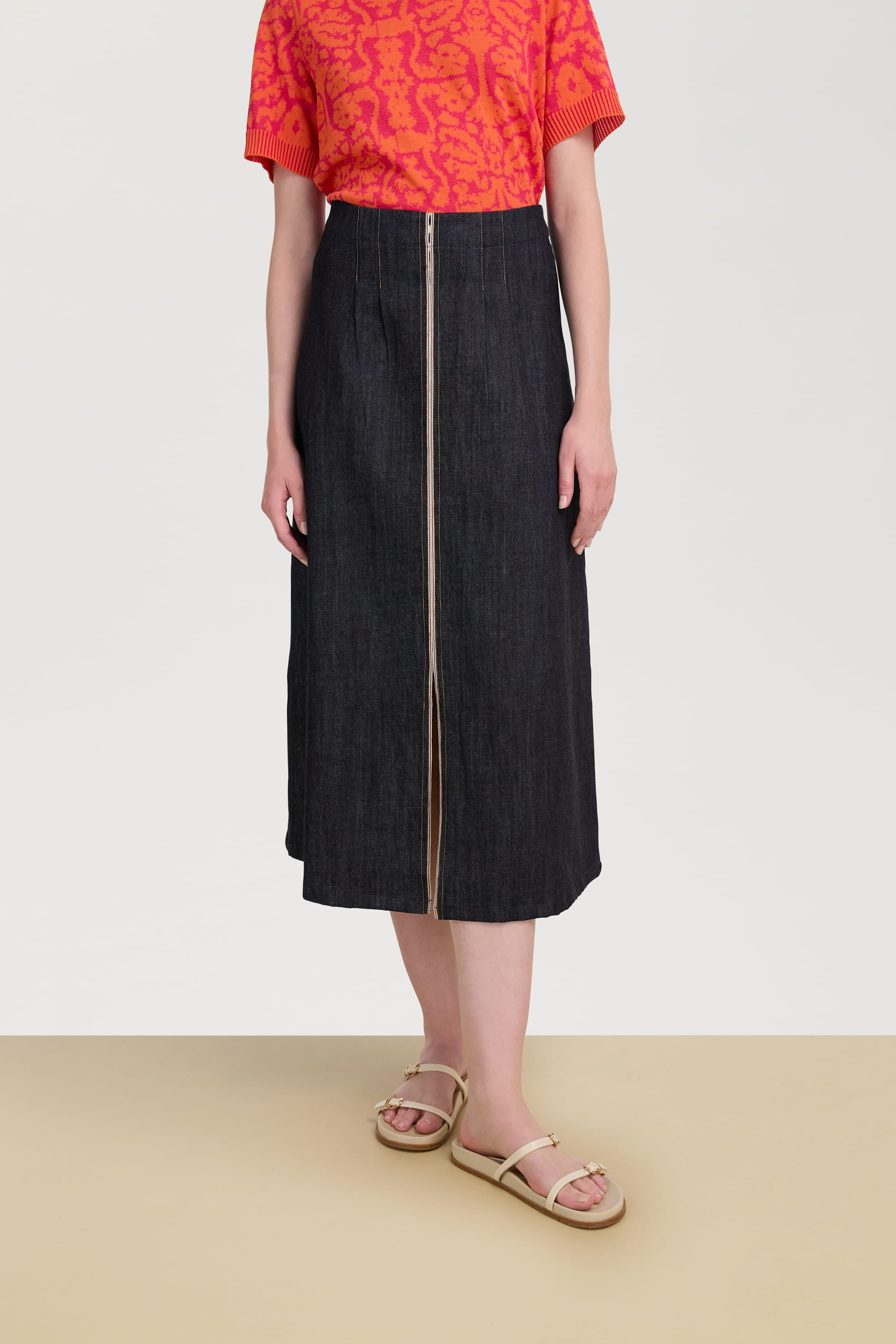 RECO PRIX : 174 // Chambray Skirt Denim Blue