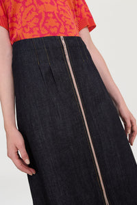 RECO PRIX : 174 // Chambray Skirt Denim Blue