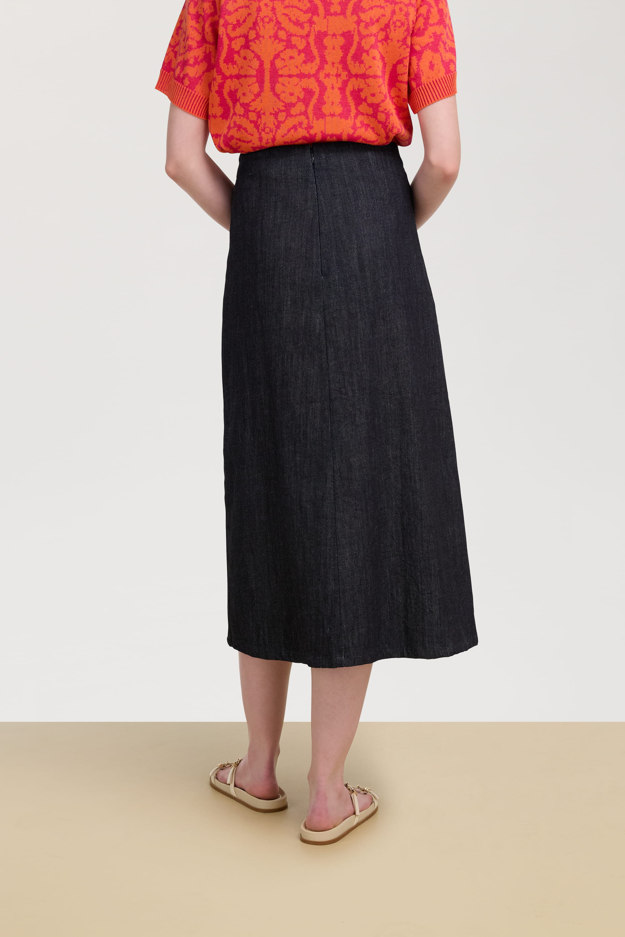 RECO PRIX : 174 // Chambray Skirt Denim Blue