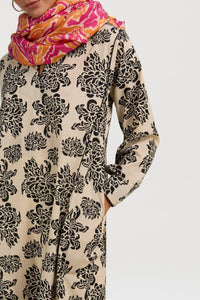 Dragon Cloud silk shawl – Neutral