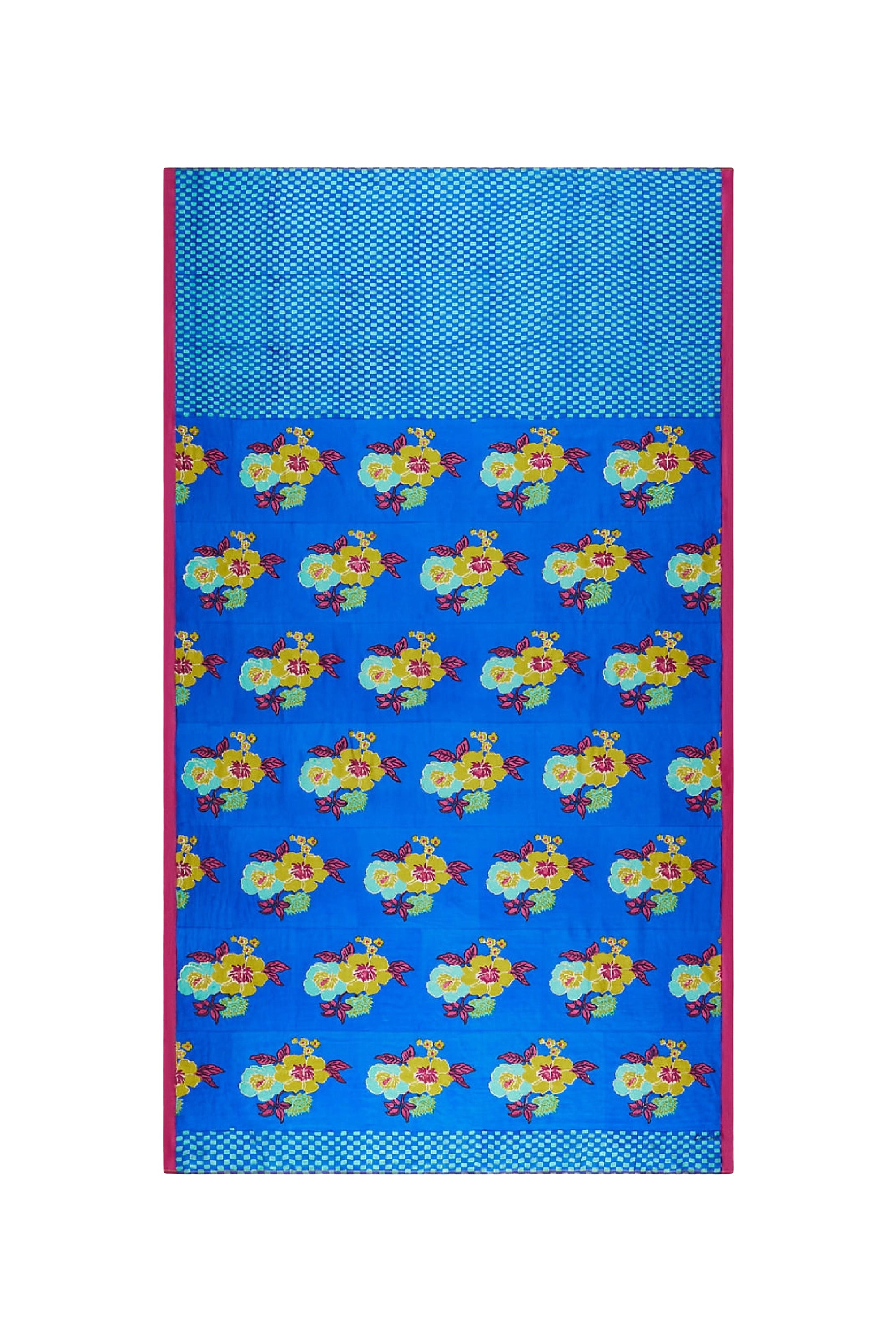 Dandelion silk shawl - Blue