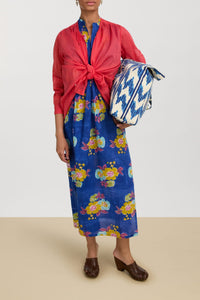 Eve cotton kaftan - Blue